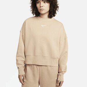 Nike Oversized Fleece Crew Sweatshirt